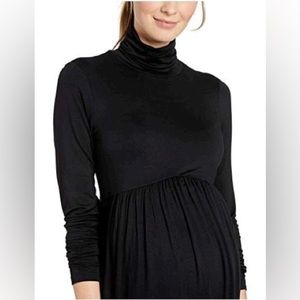 Motherhood Maternity black turtle neck long sleeve shirt